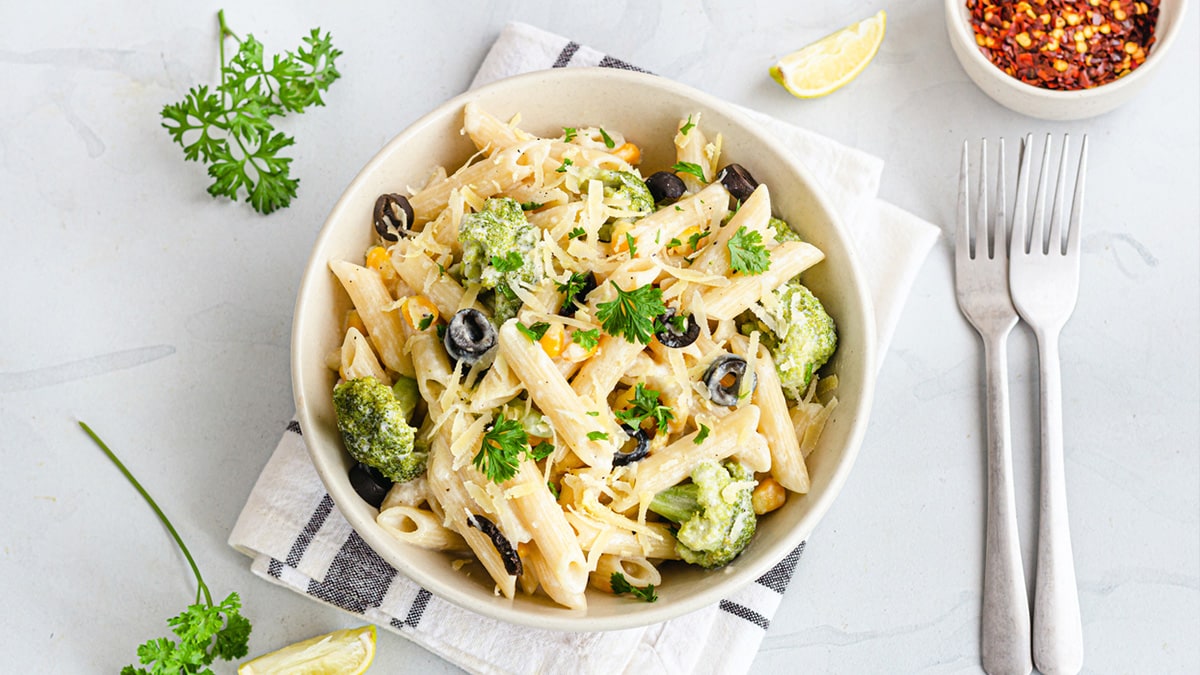 Pasta is a popular cheese-filled dish.