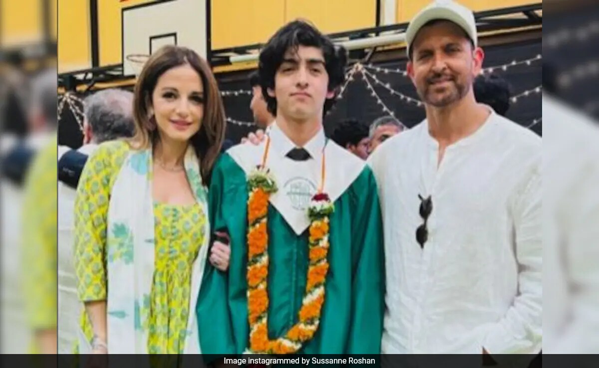 Hrithik Roshan And Sussanne Khan Attend Son Hrehaan's Graduation Ceremony. See Post