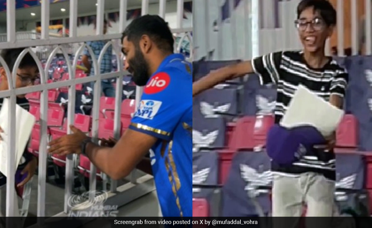 Video: जसप्रीत बुमराह ने जीता दिल, बच्चे को दिया पर्पल कैप, खुशी पहुंची सातवें आसमान पर