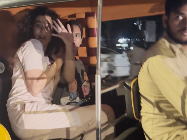 Taapsee Pannu's Reaction After Paps Follow Her: "<i>Auto Mein Ghumne Do Na Yaar</i>"