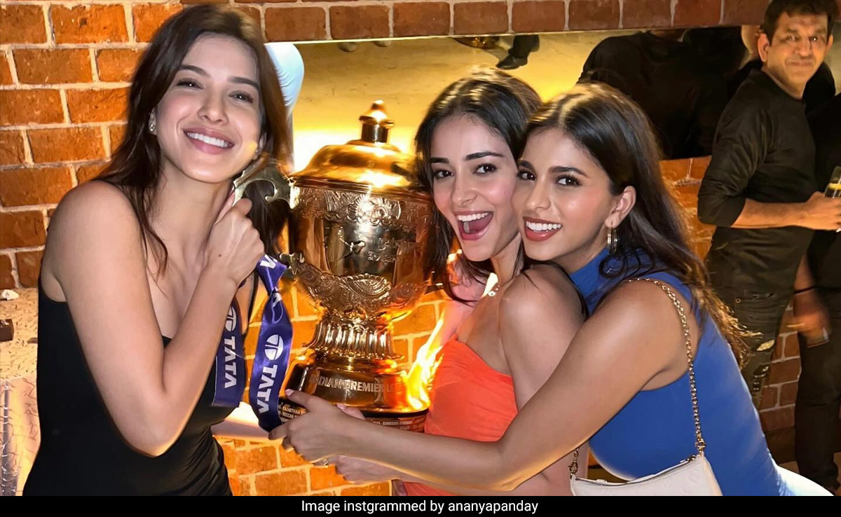 Suhana Khan, Shanaya Kapoor And Ananya Panday Cast A Monochrome Magic Spell  In Their Chic Dresses At IPL 2024 Party