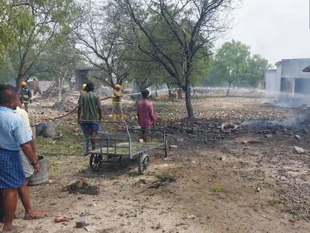 8 Killed In Explosion At Fireworks Factory Near Sivakasi In Tamil Nadu