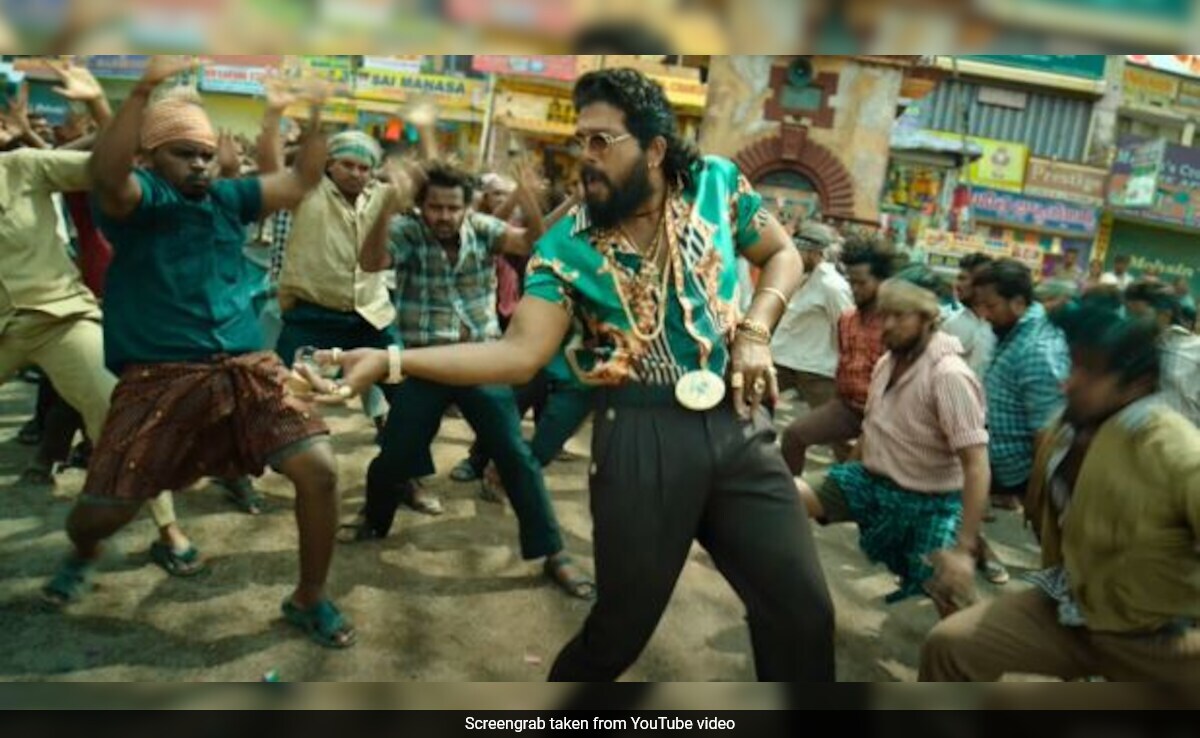 <i>Pushpa 2: The Rule</i> Song <i>Pushpa Pushpa</i>: Allu Arjun Dances Like Nobody Is Watching