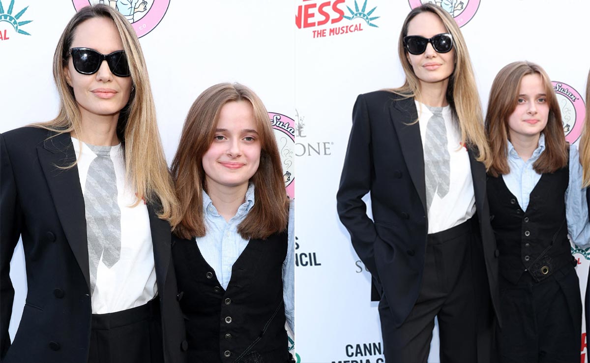 Angelina Jolie And Her Daughter Vivienne Are All Suited Up Like The Coolest Mother-Daughter In Town