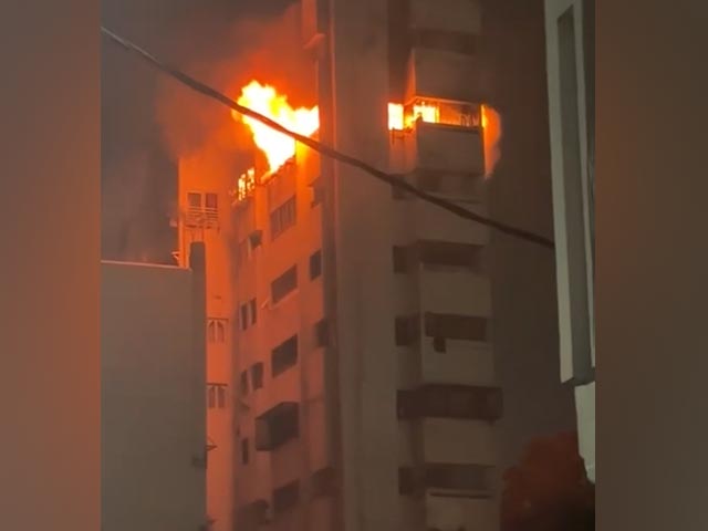 Major Fire At Residential Building In Patna