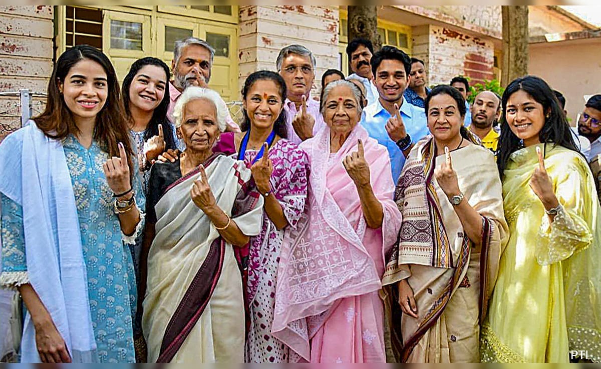 Supriya Sule Meets Ajit Pawar's Mother To Seek Blessings After Casting Vote