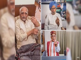 Former PM Manmohan Singh, Other Leaders Vote From Home Former PM Manmohan Singh, Other Leaders Vote From Home