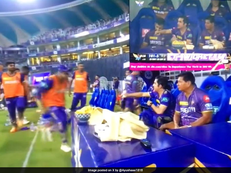 Watch: Gautam Gambhir's Act From KKR Bench Triggers Plethora Of Questions