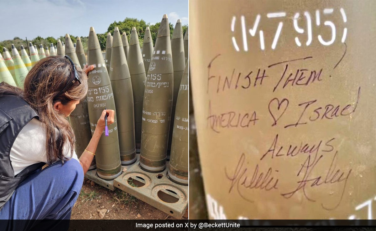 Nikki Haley Writes "Finish Them" On Israeli Bombs Days After Rafah Strike