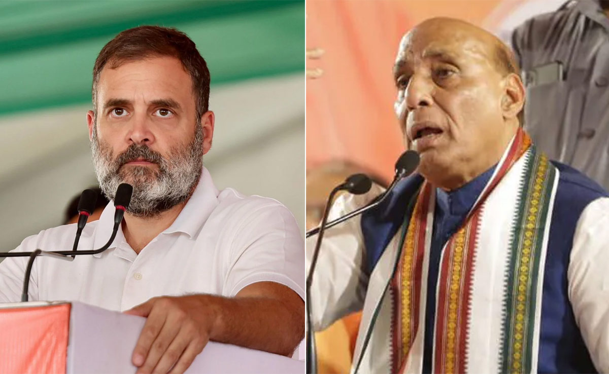 Rahul Gandhi, Rajnath Singh Face Off In Lok Sabha Over Agnipath Scheme Rahul Gandhi, Rajnath Singh Face Off In Lok Sabha Over Agnipath Scheme