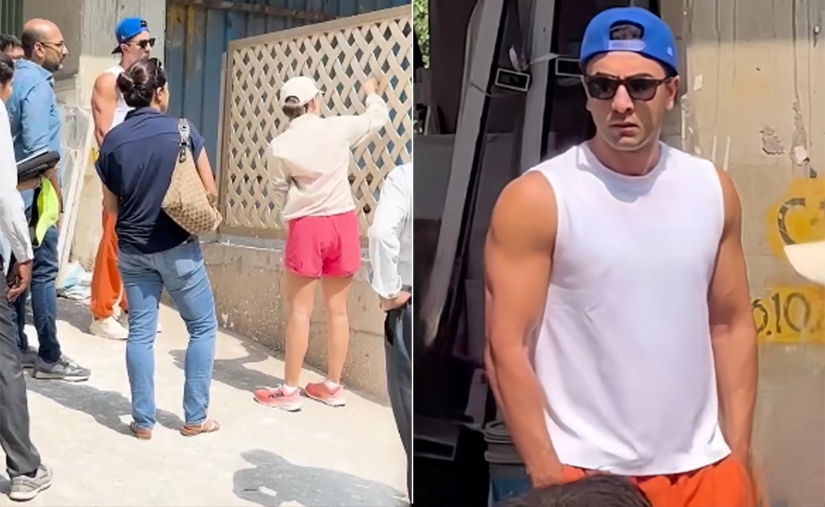 Alia Bhatt And Ranbir Kapoor Spotted At Their Work-In-Progress Bungalow