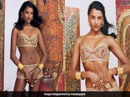 Simone Ashley In Masaba's Zardozi Mini Co-Ord Set Gives Her Regency Robes A Tough Fight Simone Ashley In Masaba's Zardozi Mini Co-Ord Set Gives Her Regency Robes A Tough Fight