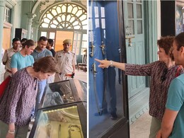 अमेरीका की राजदूत 2 दिवसीय दौर पर पहुंची राजस्थान, 18वीं शताब्दी की बंदूकें और तोपों को देख हुईं उत्साहित