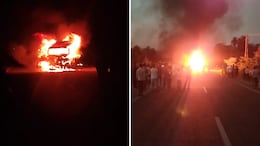 Rajasthan News: उदयपुर में बाइक से टक्कर के बाद धूं-धूंकर जली जीप, 3 लोगों मौत 2 घायल