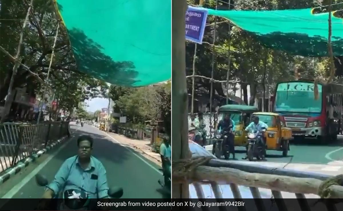Amid Scorching Heat, Video Of Puducherry's ''Green Shade'' Initiative Wins Praises