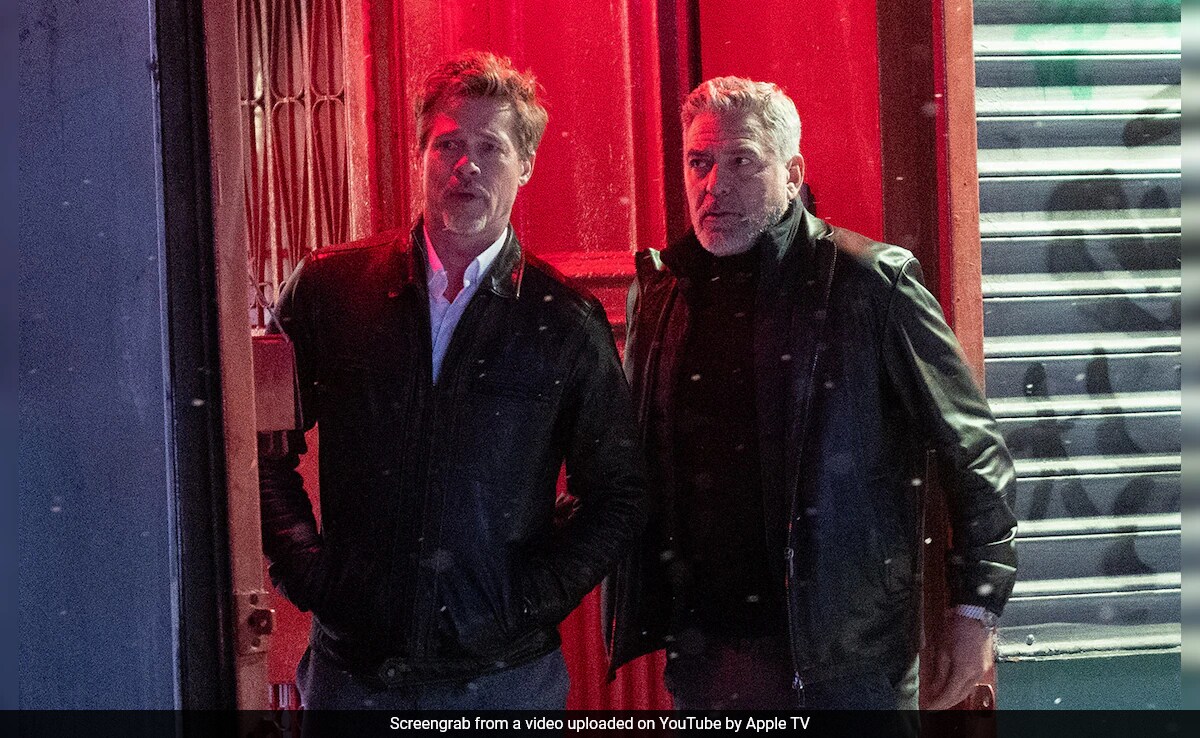 <i>Wolfs</i> Teaser: "Lone Wolves" Brad Pitt And George Clooney Stuck In Hilariously Awkward Ride