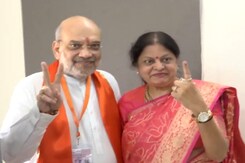 "Elect A Government That Makes A Poverty-Free India": Amit Shah After Casting Vote "Elect A Government That Makes A Poverty-Free India": Amit Shah After Casting Vote