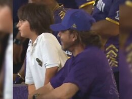 Viral: AbRam's LOL Rejection Of Shah Rukh Khan's Cuddles At IPL Match Viral: AbRam's LOL Rejection Of Shah Rukh Khan's Cuddles At IPL Match