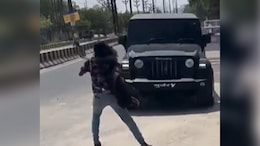 Video: Noida Man's Bizarre 'Stunts' In SUV Involve Scaring College Students
