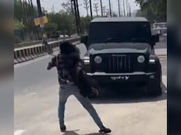 Video: Noida Man's Bizarre 'Stunts' In SUV Involve Scaring College Students