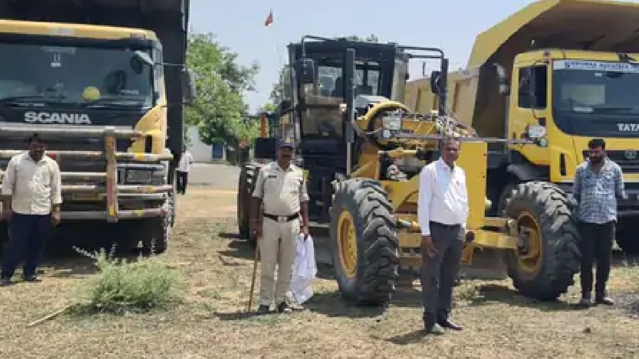 उमरिया: कंचन माइंस में RTO का  औचक निरीक्षण, तीन वाहन जब्त