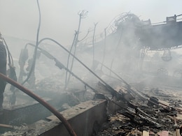 Fire Breaks Out At Banquet Hall In Delhi, Over 50 Fire Engines Fight Blaze