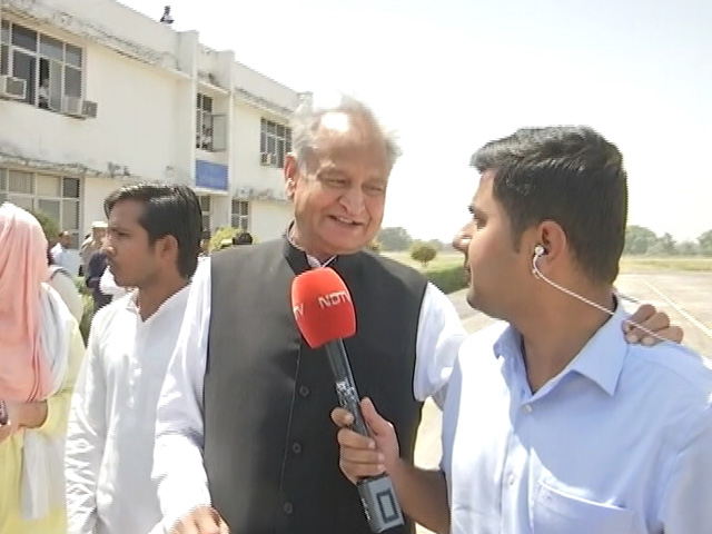 "Decision Taken In Party's Interest": Ashok Gehlot On Congress' Amethi Candidate Decision