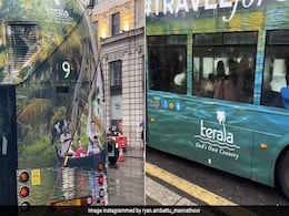 Watch: Bus Sporting Visuals of Kerala's Picturesque Backwaters And Houseboats Spotted In London Watch: Bus Sporting Visuals of Kerala's Picturesque Backwaters And Houseboats Spotted In London