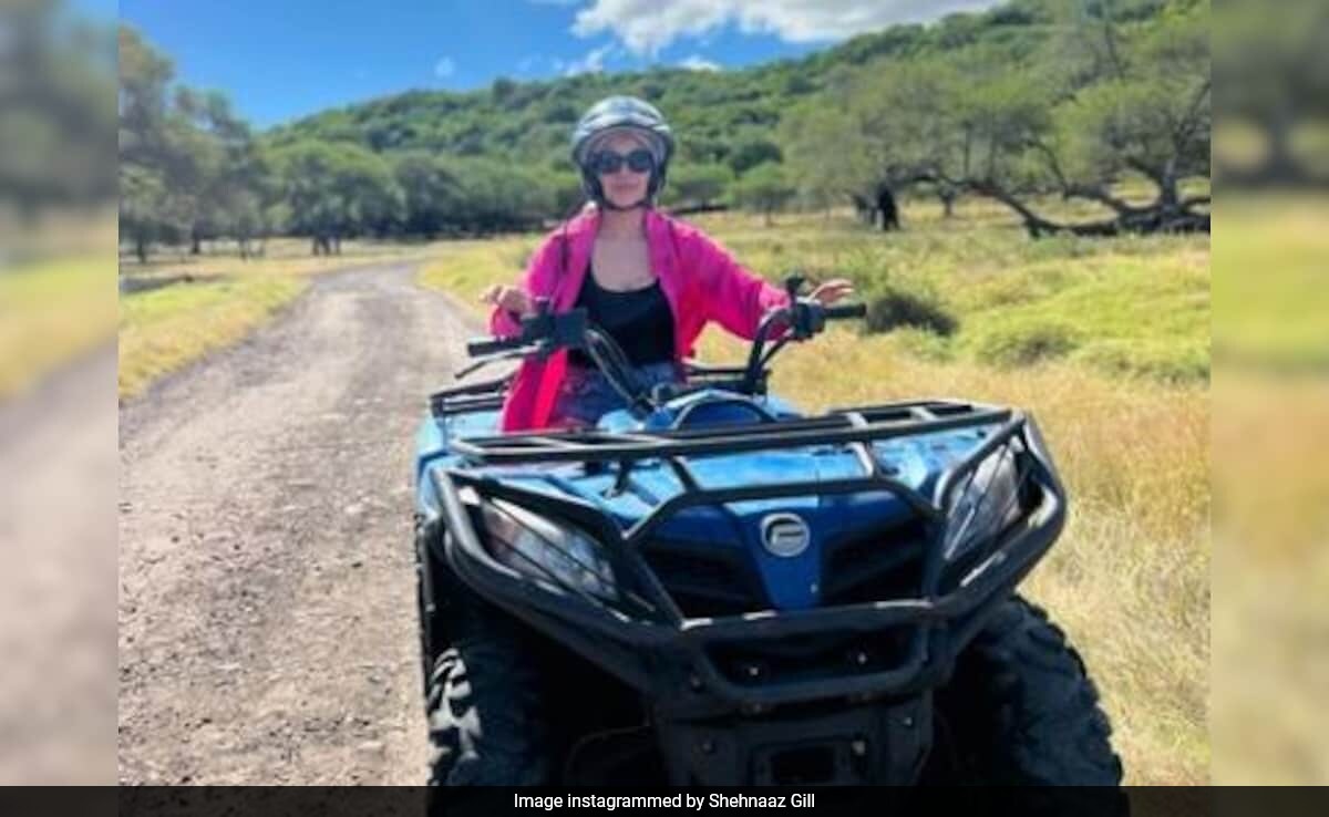 Shehnaaz Gill Sums Up Quad-Biking Experience In Mauritius: "Definitely A Thrill"
