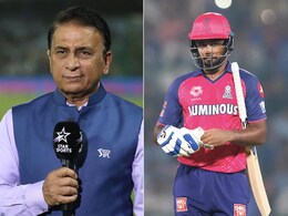 "Not The Time To Have A Go...": Sunil Gavaskar Schools Sanju Samson During RCB vs RR Clash "Not The Time To Have A Go...": Sunil Gavaskar Schools Sanju Samson During RCB vs RR Clash