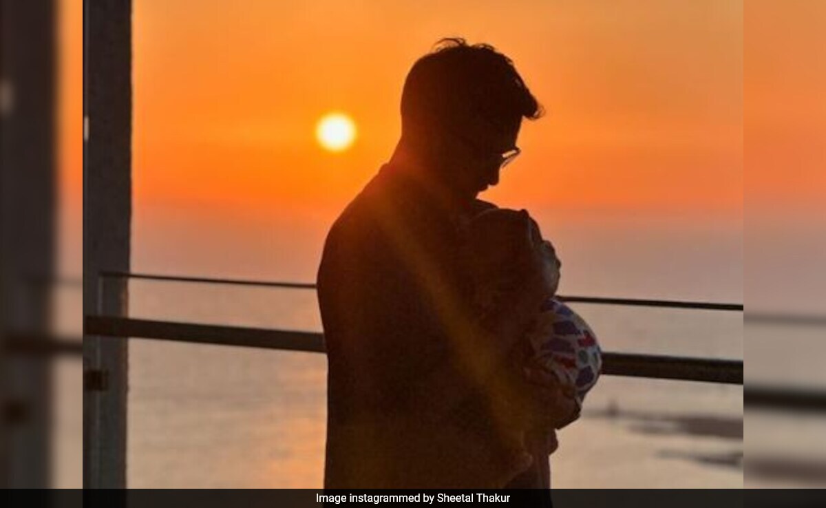 Just Vikrant Massey Holding Son Vardaan Close To Him, Courtesy Wife Sheetal