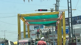 Heat Waves: आग उगलती गर्मी से बचने के लिए भोपाल के चौराहों पर लगाए गए टेंट