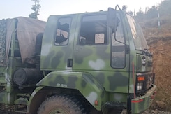 Air Force Soldier Killed, 5 Injured In Terror Attack On Convoy In J&K Air Force Soldier Killed, 5 Injured In Terror Attack On Convoy In J&K