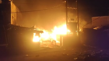 Over 50 Shops Damaged In Fire In Odisha Vegetable Market