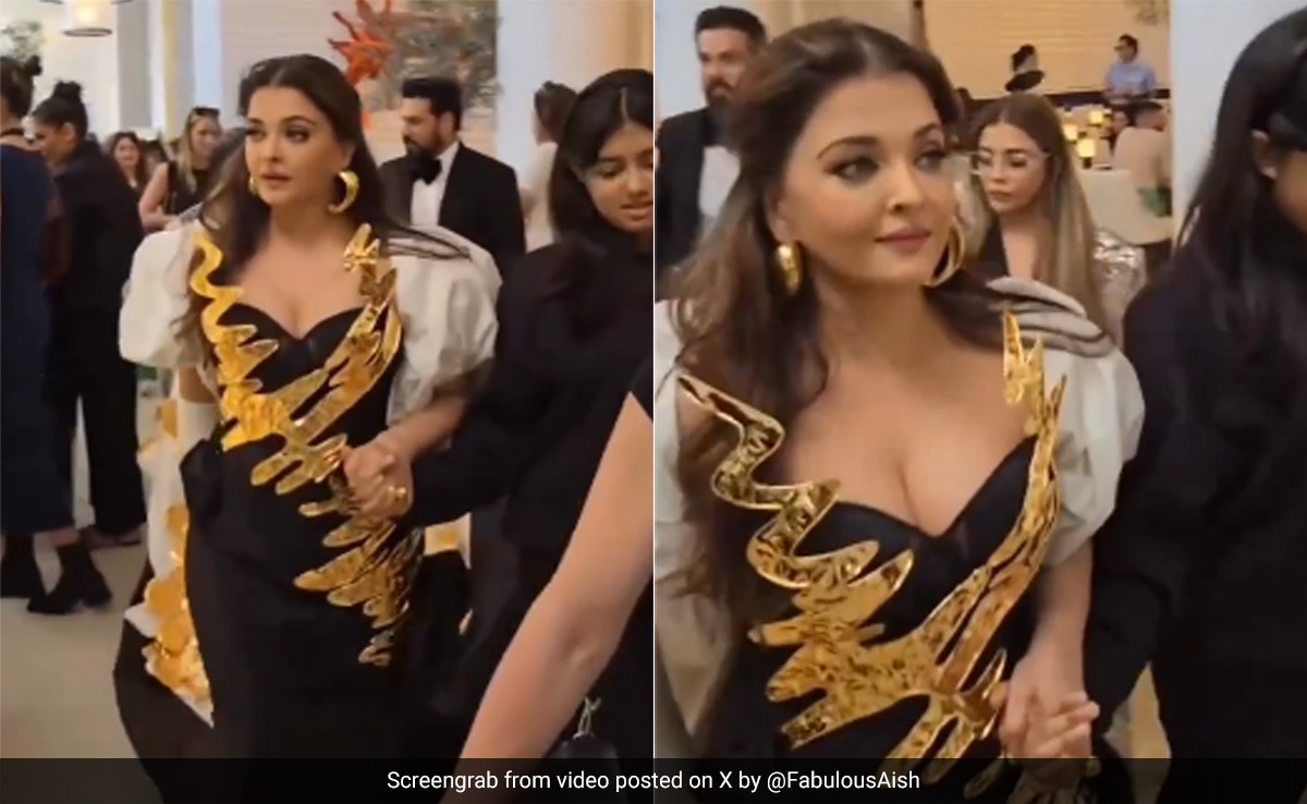 Cannes 2024: Just Aishwarya Rai Bachchan And Daughter Aaradhya Walking Hand-In-Hand (Off The Red Carpet)