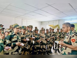 IG BSF का भारत पाकिस्तान बॉर्डर पर 'महिला बीओपी लक्ष्मण' का दौरा,महिला जवानों के साहस और जज्बे को सराहा IG BSF का भारत पाकिस्तान बॉर्डर पर 'महिला बीओपी लक्ष्मण' का दौरा,महिला जवानों के साहस और जज्बे को सराहा