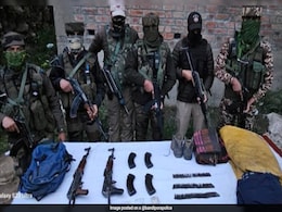 Terrorist Hideout Busted In J&K's Bandipora, Arms And Ammunition Recovered Terrorist Hideout Busted In J&K's Bandipora, Arms And Ammunition Recovered