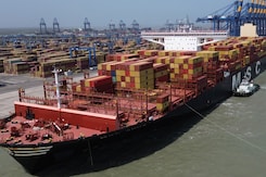 MSC Anna, Largest-Ever Container Ship To Arrive In India, Docks At Adani's Mundra Port MSC Anna, Largest-Ever Container Ship To Arrive In India, Docks At Adani's Mundra Port