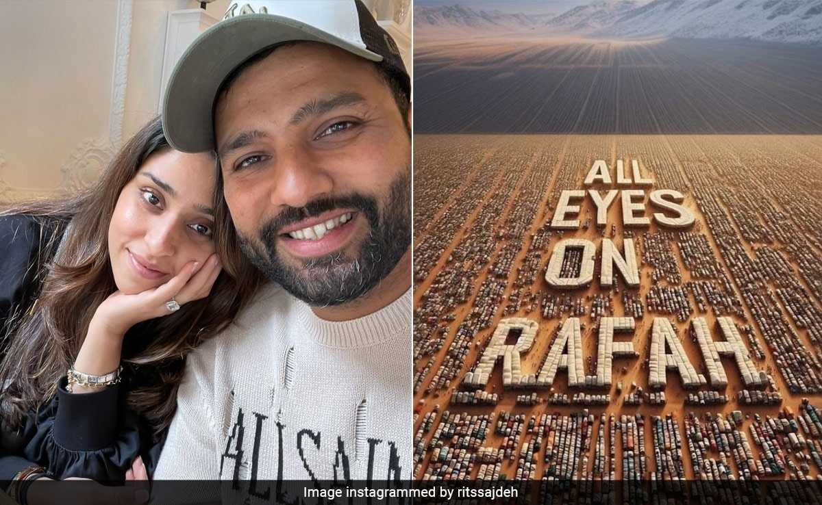 Rohit Sharma's Wife Ritika Sajdeh's "All Eyes On Rafah" Post Backfires