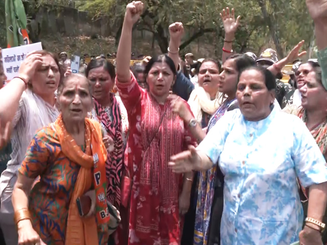 BJP Protests Against Assault On Swati Maliwal