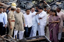 Gujarat Chief Minister Bhupendra Patel Arrives At Spot, Assesses Situation Gujarat Chief Minister Bhupendra Patel Arrives At Spot, Assesses Situation