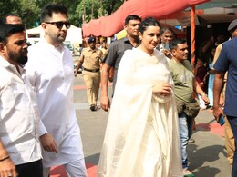 परिणीति चोपड़ा के साथ सिद्धीविनायक के दर्शन करने पहुंचे राघव चड्ढा, सर्जरी के बाद लौटे हैं AAP सांसद