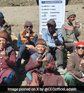 Ladakh Records Over 67% Voter Turnout In 5th Phase Of Lok Sabha Polls