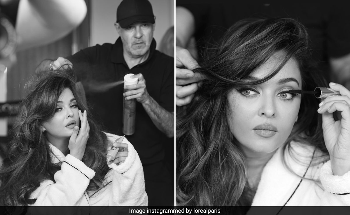 Aishwarya Rai's Signature Beauty Look Of Winged Eyeliner And Matte Lipstick Certainly Is Timeless
