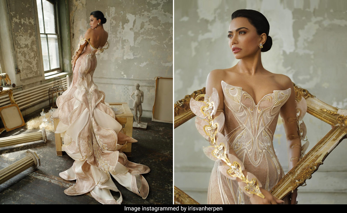 Met Gala 2024: Mona Patel's Kinetic Met Gala Dress With Moving Butterfly Sleeves Works With Clockwork Precision