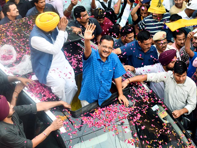 Arvind Kejriwal Leads Mega AAP Roadshow Day After Release From Jail