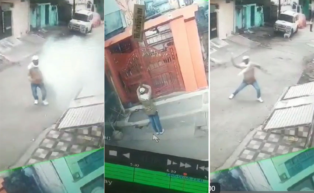 जबलपुर: पहले भगवान को प्रणाम किया फिर ताबड़तोड़ फेंके बम, मन नहीं भरा तो फायरिंग भी कर दी