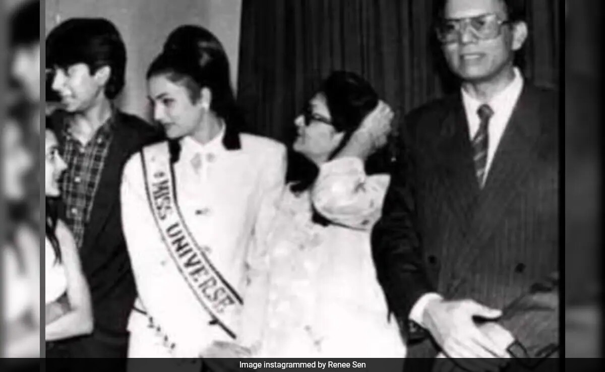 Sushmita Sen, With Miss Universe Sash, In A Throwback Pic Shared By Daughter Renee