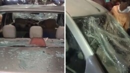 भरधाव कारची चिमुकल्यासह तिघांना धडक, स्थानिकांनी गाडीची तोडफोड करत मद्यधुंद तरुणाला चोपले