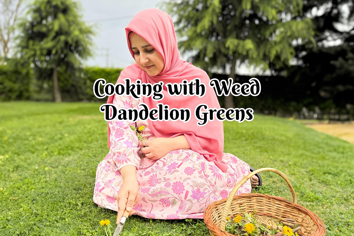 Rukhsaar Sayeed Shares Refreshing  Dandelion Weed Recipe